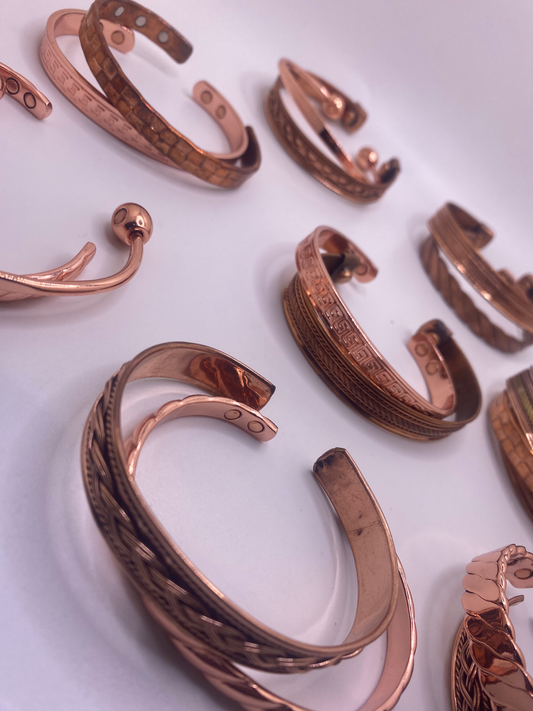 Flat Twist Copper Cuff image 1