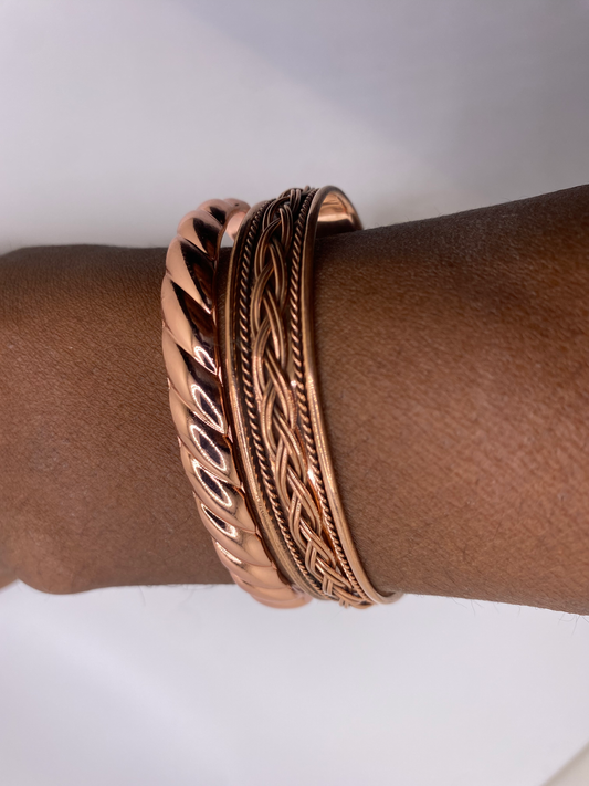 Fancy Copper Cuff image 1