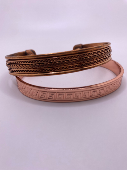 Ancient Pattern Copper Cuff image 1